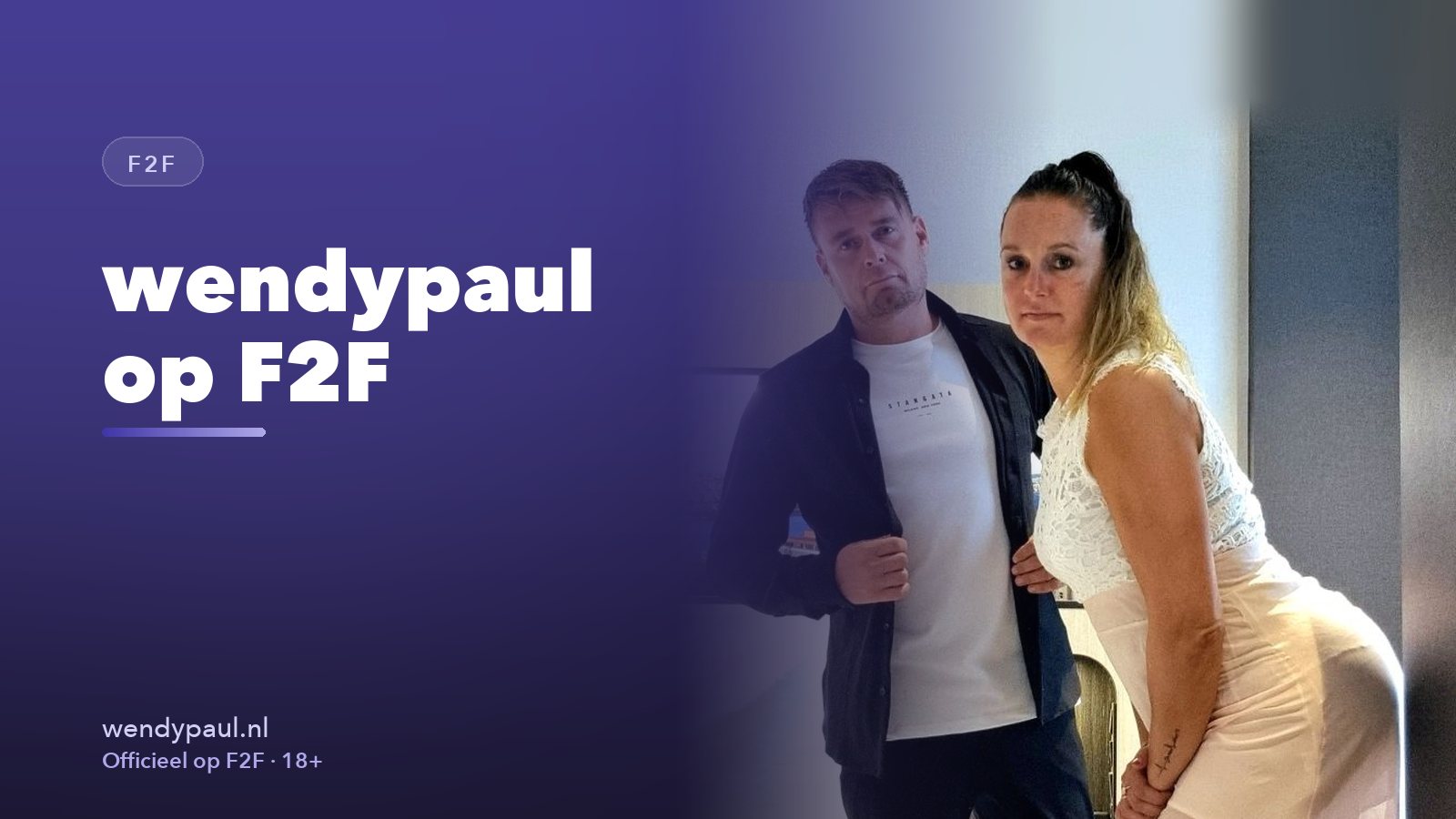 wendypaul op F2F: dit vind je op het profiel van Wendy en Paul